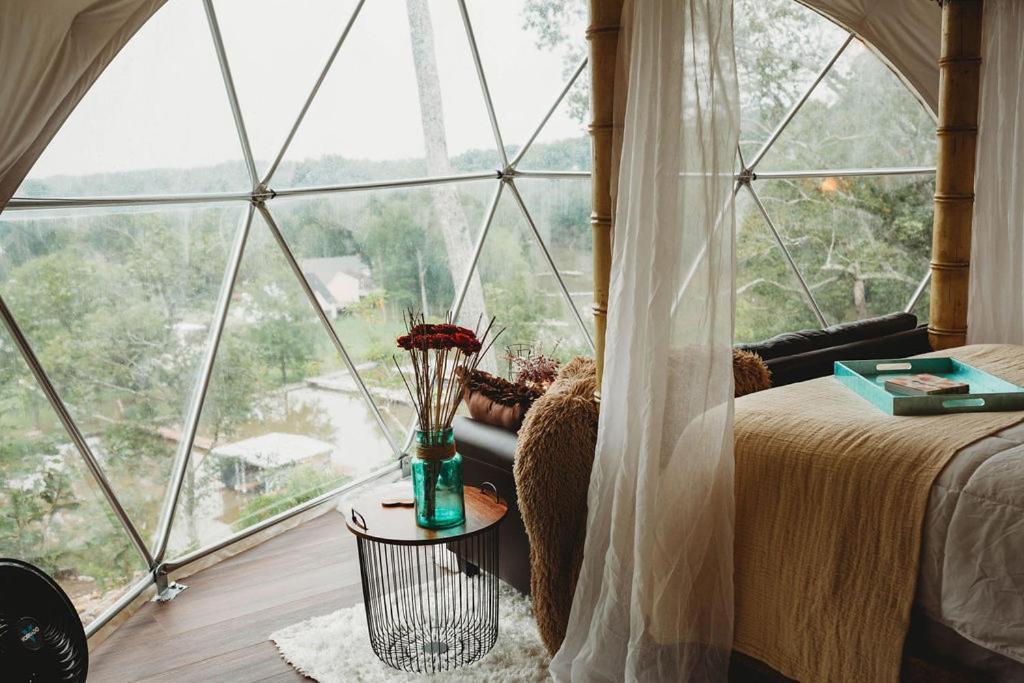 Waterfront Luxury Glamping Dome Otel Rogersville Dış mekan fotoğraf