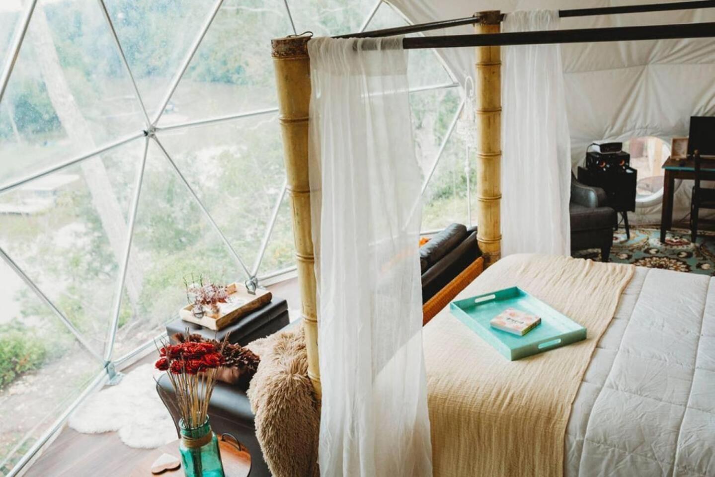 Waterfront Luxury Glamping Dome Otel Rogersville Dış mekan fotoğraf