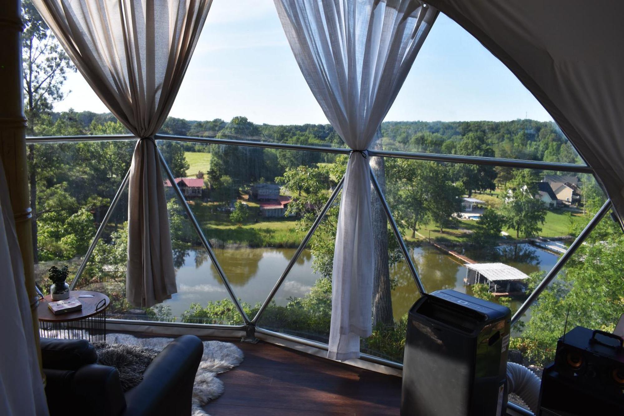 Waterfront Luxury Glamping Dome Otel Rogersville Dış mekan fotoğraf