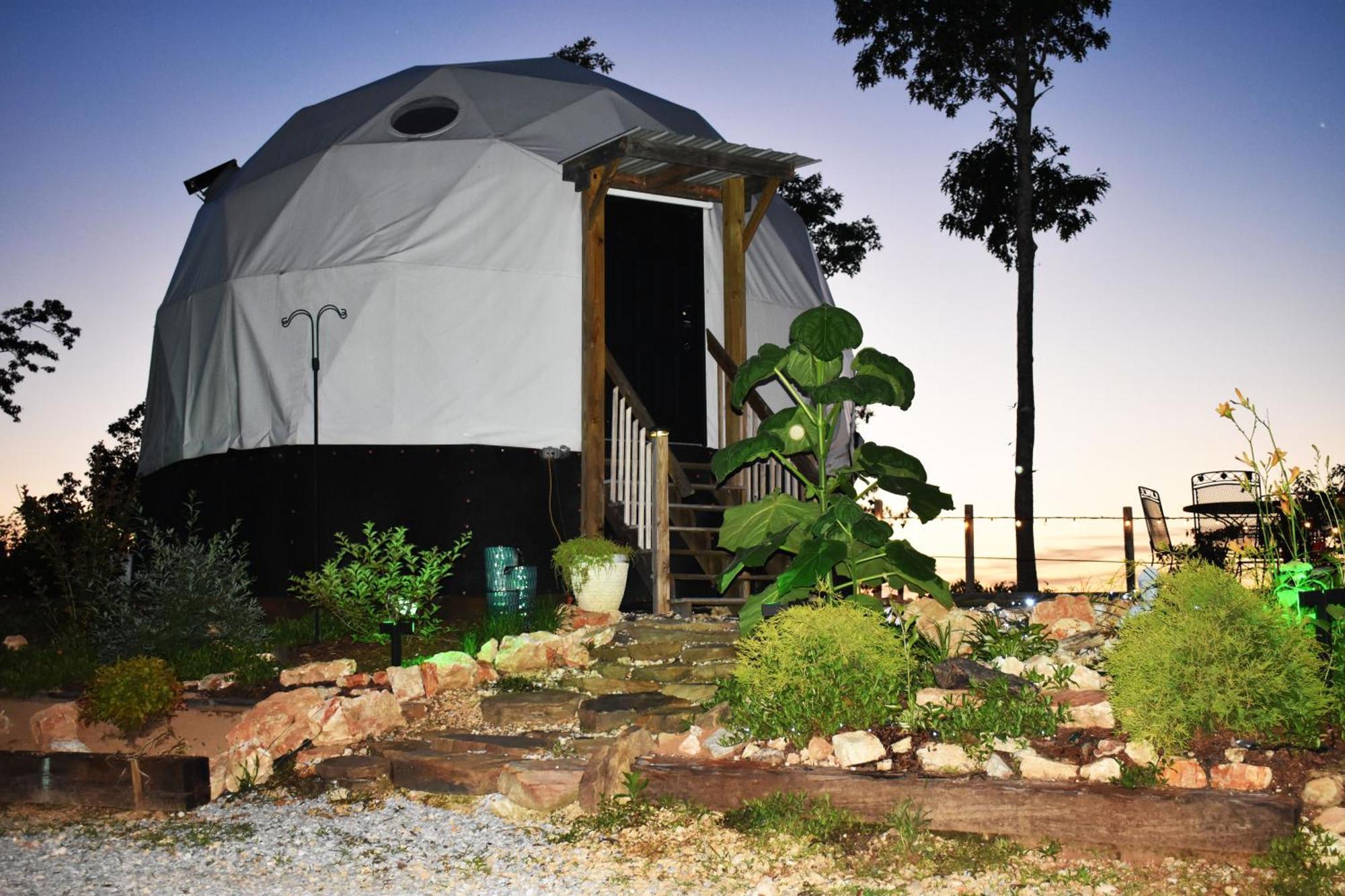 Waterfront Luxury Glamping Dome Otel Rogersville Dış mekan fotoğraf